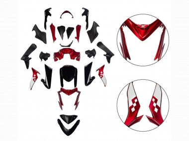 2015-2020 Suzuki GSX-S 1000 Motorcycle Fairings - Red Black Canada