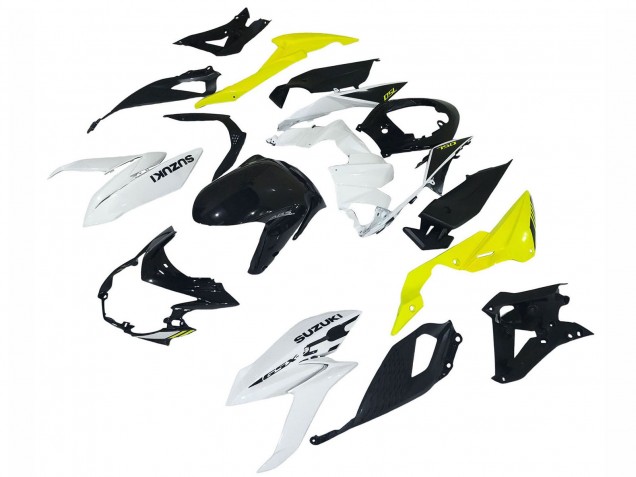 2017-2022 Suzuki GSX-S 750 Motorcycle Fairings - White Yellow Canada