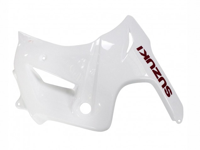 2003-2013 Suzuki SV650 Motorcycle Fairings - White with Dark Red Lines Canada