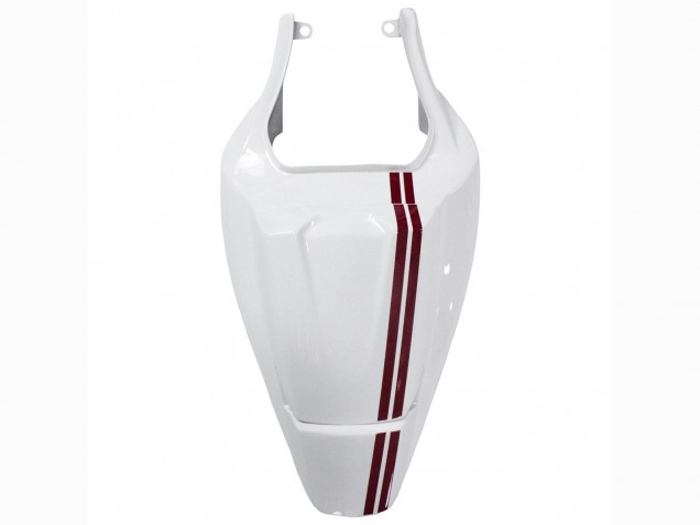 2003-2013 Suzuki SV650 Motorcycle Fairings - White with Dark Red Lines Canada
