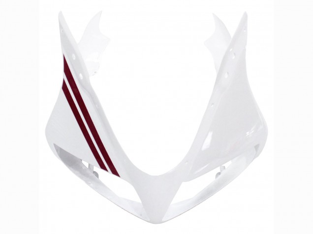 2003-2013 Suzuki SV650 Motorcycle Fairings - White with Dark Red Lines Canada