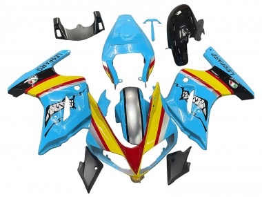 2003-2013 Suzuki SV650 Motorcycle Fairings - Blue Yellow Red Silver Shark Canada
