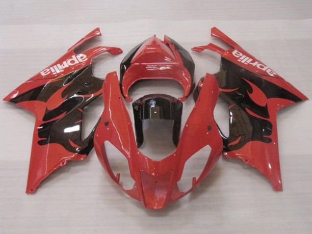 2003-2006 Aprilia RSV1000 Motorcycle Fairings - Red Glossy Black Canada