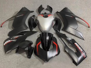 2020-2024 Ducati Panigale V2 Motorcycle Fairings - Silver Red Matte Black Corse Canada
