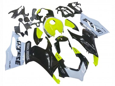 2020-2024 Ducati Panigale V2 Motorcycle Fairings - White Lime Green Glossy Black Stein Dinse VR 46 Canada