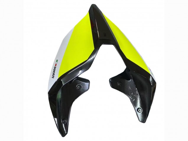 2020-2024 Ducati Panigale V2 Motorcycle Fairings - White Lime Green Glossy Black Stein Dinse VR 46 Canada