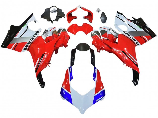 2018-2019 Ducati Panigale V4 V4S Motorcycle Fairings - White Silver Red Glossy Black Canada