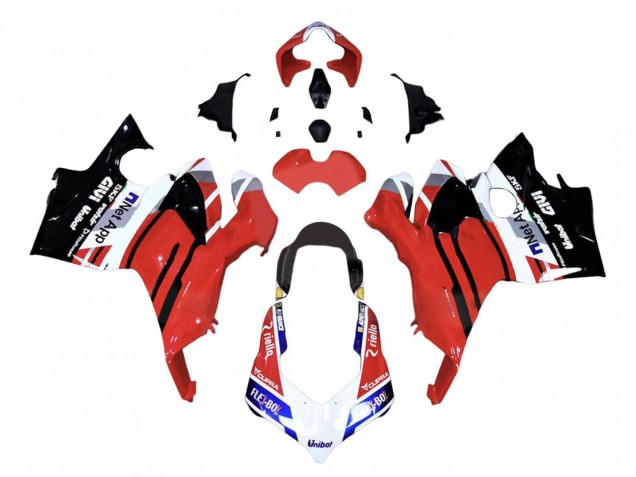 2018-2019 Ducati Panigale V4 V4S Motorcycle Fairings - Red Blue Glossy Black Flex-Box Givi Canada