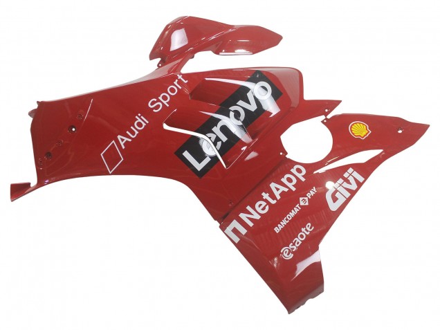 2020-2021 Ducati Panigale V4 V4S Motorcycle Fairing - Red Glossy Black Lenovo 117 Canada