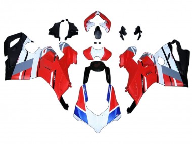 2020-2021 Ducati Panigale V4 V4S Motorcycle Fairings - White Blue Red Glossy Black Canada
