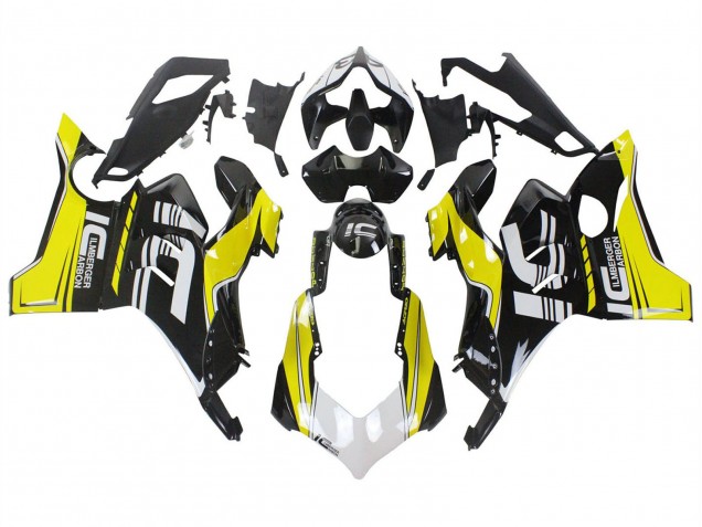 2020-2021 Ducati Panigale V4 V4S Motorcycle Fairings - Yellow White Glossy Black Canada