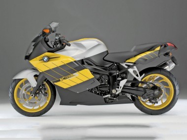 2005-2010 BMW K1200S Motorcycle Fairings - Yellow Silver Matte Black Canada