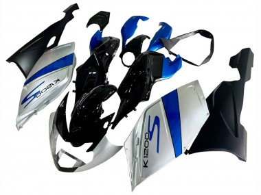 2005-2010 BMW K1200S Bike Fairings - Silver Blue Black Canada