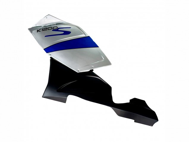 2005-2010 BMW K1200S Bike Fairings - Silver Blue Black Canada
