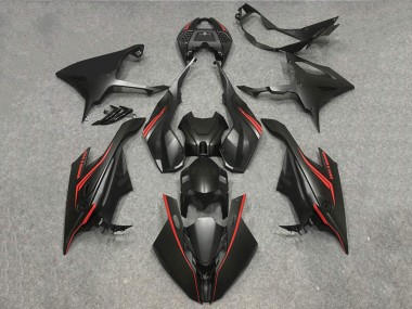 2019-2022 BMW S1000RR Motorcycle Fairings - Matte Black Red Canada