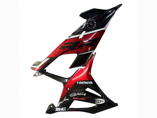 2019-2022 BMW S1000RR Motorcycle Fairings - Black Dark Red Canada