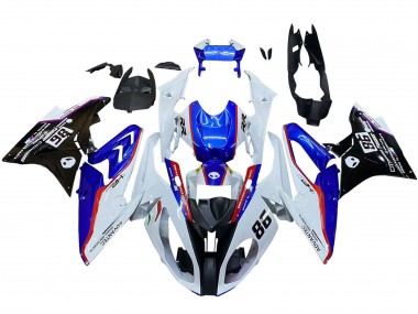 2017-2018 BMW S1000RR Bike Fairings - White Blue Red Glossy Black Canada