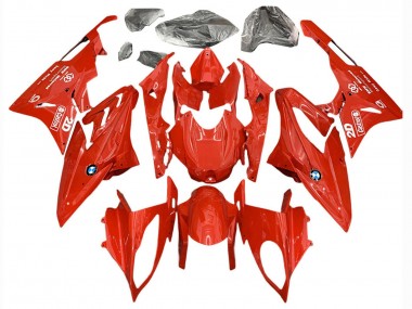 2017-2018 BMW S1000RR Motorcycle Fairings - Red Castrol Canada