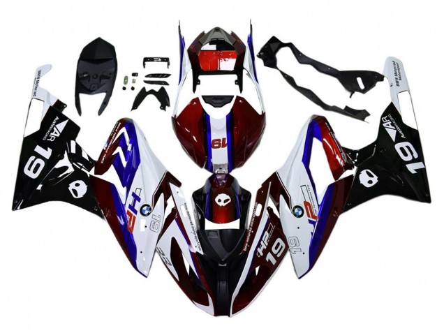 2015-2016 BMW S1000RR Bike Fairings - White Red Blue Black Canada