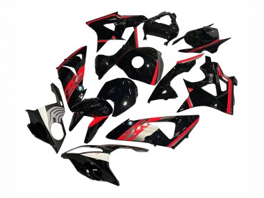 2009-2014 BMW S1000RR Motorcycle Fairing - Red Glossy Black Canada