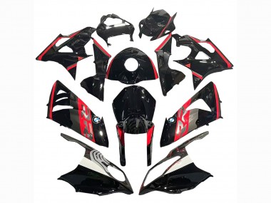 2009-2014 BMW S1000RR Motorcycle Fairing - Red Glossy Black Canada