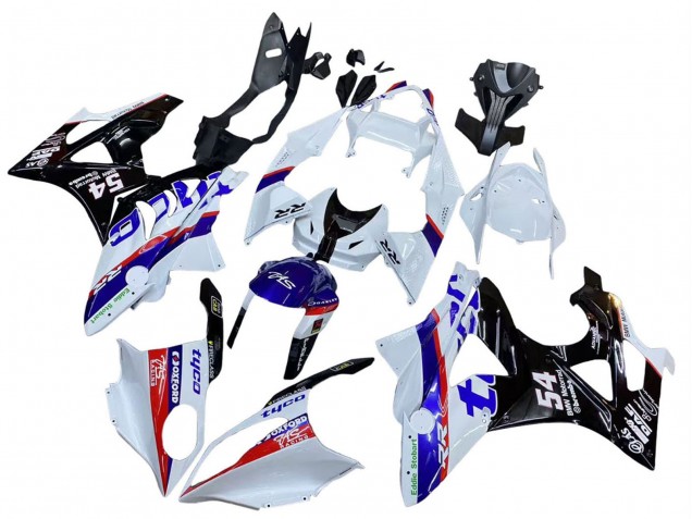 2009-2014 BMW S1000RR Motorcycle Fairings - White Red Blue Black Tyco Canada