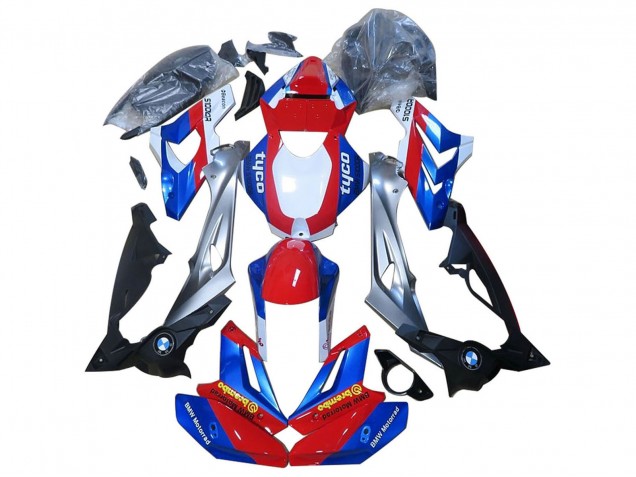 2014-2016 BMW S1000R Motorcycle Fairings - Red Blue Canada