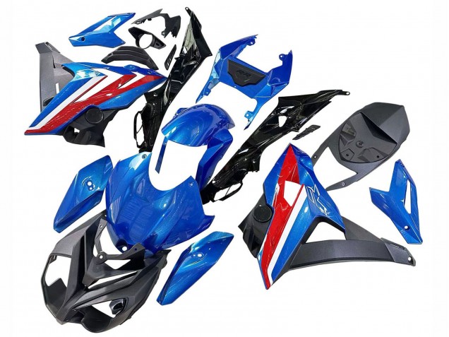 2014-2016 BMW S1000R Motorcycle Fairings - Blue Red Canada