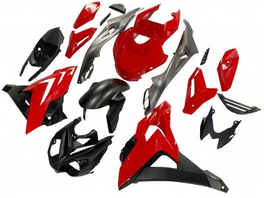 2014-2016 BMW S1000R Motorcycle Fairings - Black Red Canada