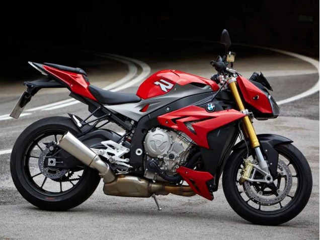 2014-2016 BMW S1000R Motorcycle Fairings - Black Red Canada