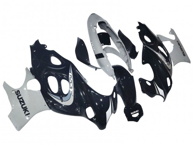 2004-2006 Suzuki GSX600F/GSX750F Motorcycle Fairing - Glossy Black Grey Canada