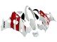 2004-2006 Suzuki GSX600F/GSX750F Motorcycle Fairings - White Red Canada