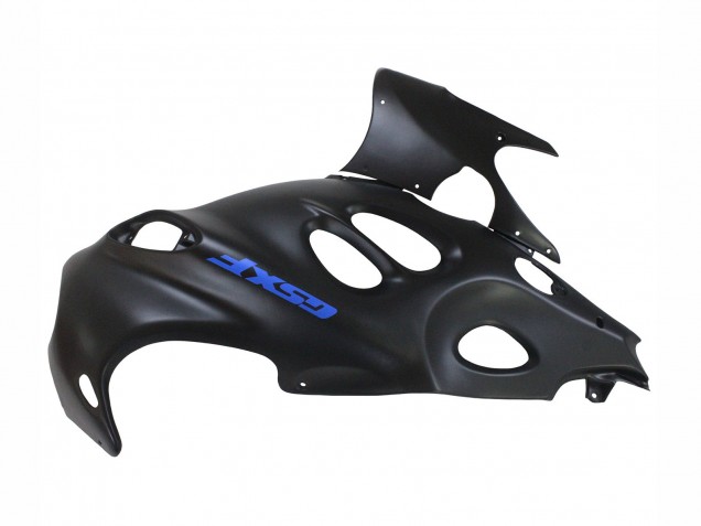 2004-2006 Suzuki GSX600F/GSX750F Motorcycle Fairings - Matte Black with Blue Logo Canada