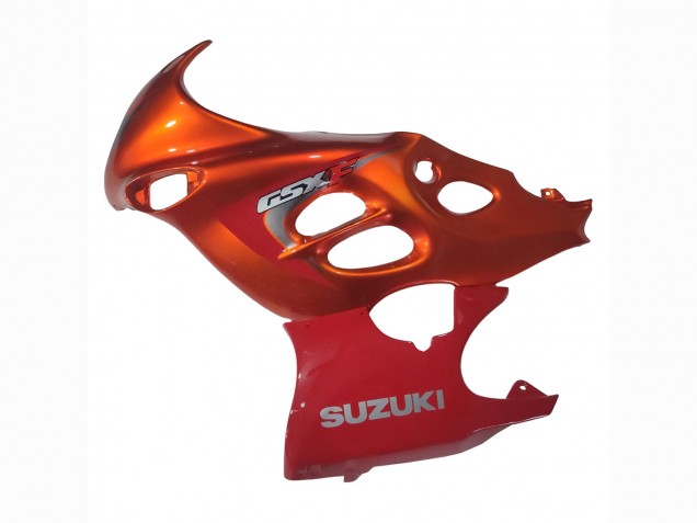 2004-2006 Suzuki GSX600F/GSX750F Motorcycle Fairings - Burnt Orange White Logo Canada