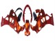 2004-2006 Suzuki GSX600F/GSX750F Motorcycle Fairings - Burnt Orange White Logo Canada
