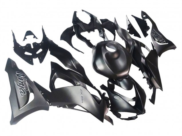 2023-2025 Kawasaki ZX6R Motorcycle Fairing - Matte Black Canada