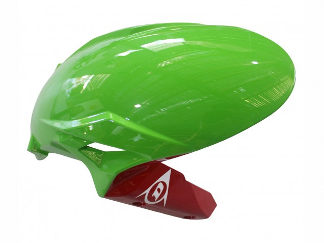 2023-2025 Kawasaki ZX6R Motorcycle Fairings - Green Black Red Yellow Dunlop Canada