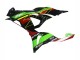 2023-2025 Kawasaki ZX6R Motorcycle Fairings - Green Black Red Yellow Dunlop Canada