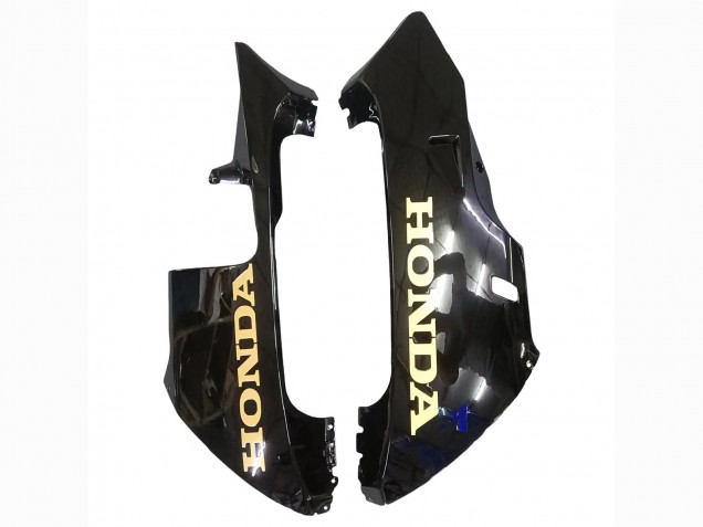2005-2006 Honda CBR600RR Motorcycle Fairings - Black with Gold Logo Canada