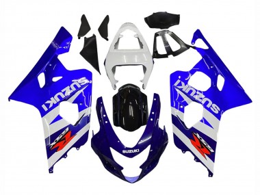 2004-2005 Suzuki GSXR 600 / GSXR 750 Motorcycle Fairing Kits - White Blue Black Red Canada