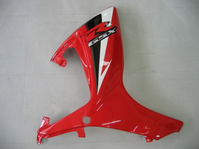 2006-2007 Suzuki GSXR 600 / GSXR 750 Motorcycle Fairing - White Red Glossy Black Canada