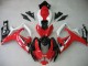 2006-2007 Suzuki GSXR 600 / GSXR 750 Motorcycle Fairing - White Red Glossy Black Canada