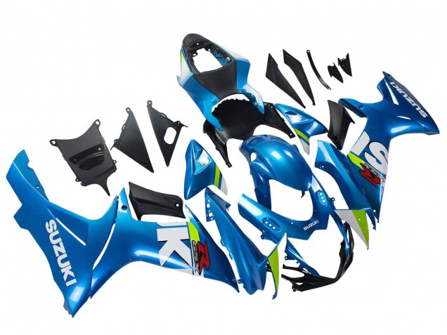 2011-2024 Suzuki GSXR 600 / GSXR 750 Motorcycle Fairings - Light Blue Green White Red Canada