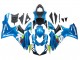 2011-2024 Suzuki GSXR 600 / GSXR 750 Motorcycle Fairings - Light Blue Green White Red Canada