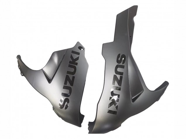 2011-2024 Suzuki GSXR 600 / GSXR 750 Motorcycle Fairings - Matte Black Glossy Black White Decal Canada