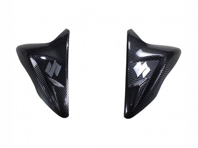2011-2024 Suzuki GSXR 600 / GSXR 750 Motorcycle Fairings - Black Carbon Fiber Red Canada