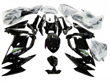 2020-2024 Kawasaki Ninja 650 EX650 Motorcycle Fairings - Glossy Black Green Canada