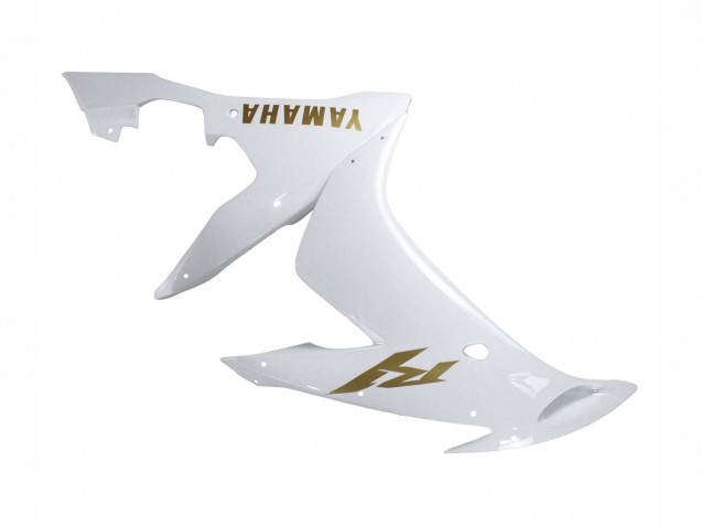 2004-2006 Yamaha YZF 1000 R1 Motorcycle Fairings - White Gold Decals Canada