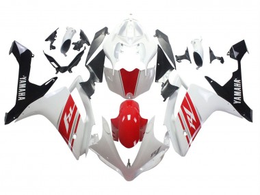 2007-2008 Yamaha YZF 1000 R1 Motorcycle Fairing - White Red Black Canada