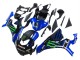 2015-2019 Yamaha YZF 1000 R1 Motorcycle Fairings - Blue Matte Black Green Monster ENEOS Canada